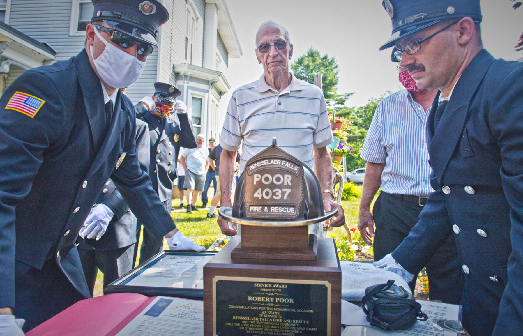 Fire department honors ‘community pillar’